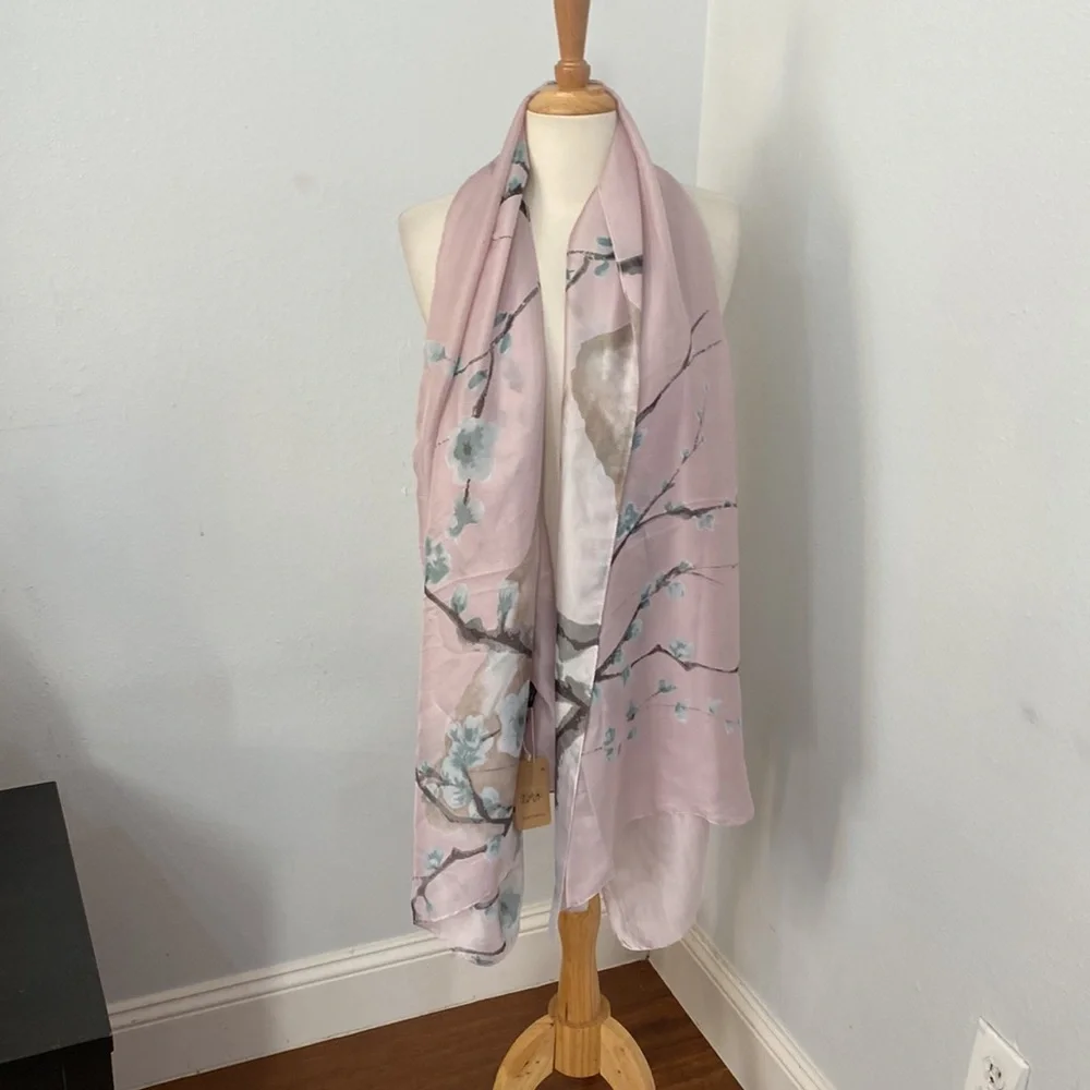 Scarf Fashion Silk Long‎ Lightweight Scarf  NWT